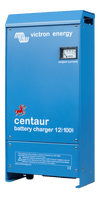Perspective view of the Victron Centaur 12V 100A battery charger