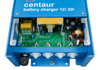 Internal circuit board view of battery charger with three DC output mounting studs