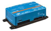 Angled view of the Cerbo GX MK2 system monitoring device showing side ventilation and ports