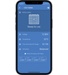 Smartphone screen showing VictronConnect app monitoring battery voltage and cell status