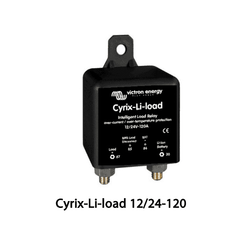 Victron Cyrix-Li intelligent load relay for 12V and 24V systems with 120A rating