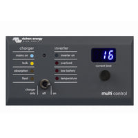 Digital Multi Control panel with status LEDs, toggle switch and digital current display