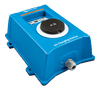 Bottom view of the EV charging station showing the main power cable entry point and mounting base