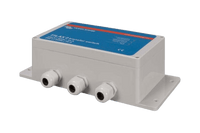 Side perspective view of Filax 2 transfer switch highlighting the three bottom cable glands