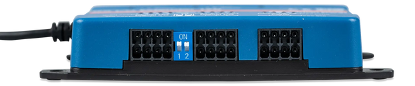 Close-up of digital I/O and PWM terminal blocks on the GX IO-Extender 150