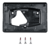 Rear view of the GX Touch 50 wall mount showing internal clips and structural ribs