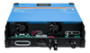 Internal bottom view of Inverter RS showing cooling fans and battery terminal connections