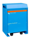Angled front-left view of the Victron isolation transformer showing enclosure depth