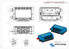 Technical dimension drawing of Lynx Class-T Power In with measurements in millimetres
