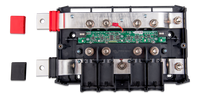 Internal top-down view of Victron Lynx Distributor showing busbars and circuit board