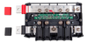 Internal top-down view of Victron Lynx Distributor showing busbars and circuit board