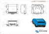 Technical dimensional drawing of Victron Lynx Smart BMS 1000 M10 in millimetres