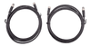 Two coiled 2m black cables with M8 male and female 3-pole connectors