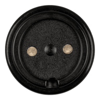 Front face of the magnetic MagCode power port showing dual circular contact points