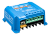 Side view of BlueSolar MPPT 100/15 controller showing technical specification label