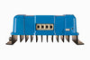 Front view of BlueSolar MPPT 100/50 showing large power terminals and integrated cooling fins