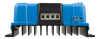 Close-up of the battery and PV screw terminals on the base of the MPPT controller