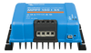 Direct front view of the MPPT solar controller terminal block for PV and battery inputs