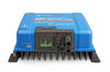 Angled view showing heatsink fins and connection ports of the MPPT 150/70 charge controller