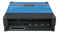 Bottom panel view of the Victron MPPT RS 450/200 with cable glands and power switch