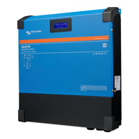 Right side angled view of the Victron Multi RS 48V inverter charger enclosure