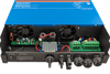Internal chassis view showing dual cooling fans and electrical component layout
