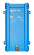 Front view of Victron MultiPlus 24/500/10 inverter charger with status LED display