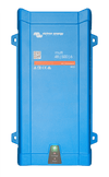 Front view of Victron MultiPlus 48V 500VA inverter charger in blue steel and ABS enclosure