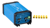Side perspective of the Victron Orion 24V to 12V converter showing mounting slots and cooling vent layout