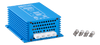 Side view showing cooling fins and mounting flange on the Orion DC-DC converter
