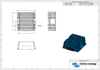 Technical dimensional drawing for the Victron Orion IP67 24/12-20 converter