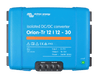 Front view of blue Victron Orion-Tr 12/12-30A isolated DC-DC converter with screw terminals