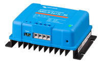 Right side angled view of the Victron Orion-Tr isolated converter showing heatsink and chassis