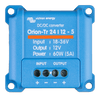 Top-down view of Victron Orion-Tr 24 to 12V DC-DC converter with screw terminals