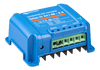 Perspective view of Victron Orion-Tr DC-DC converter with green power indicator light