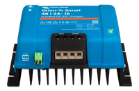 Perspective view of Victron 48V-24V isolated charger highlighting terminal arrangement