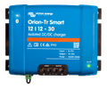 Blue Victron Orion-Tr Smart 12/12-30 isolated DC-DC charger front view
