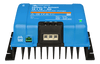 Front perspective of the Victron charger showing remote port and DC terminals