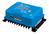 Perspective view of Victron 12/24-10 charger showing terminal block and remote port