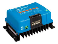 Side perspective of Victron Orion-Tr Smart charger showing the integrated mounting plate
