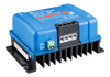 Isometric right-side view of the Victron Orion-Tr Smart charger showing the blue top and black metal base