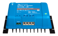 Front-bottom view of Victron Orion-Tr Smart showing input output terminal block