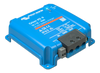 Side perspective of the blue Victron Orion XS charger showing the slim aluminium enclosure