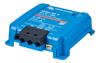 Side perspective of the Victron Orion XS battery charger enclosure and mounting feet