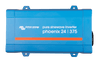 Top view of the blue Victron Phoenix 24/375 pure sine wave inverter housing