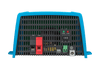 DC input side of Victron Phoenix inverter with positive and negative battery terminals and control interface