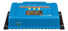Side view of Victron dual battery solar controller showing temperature sensor port