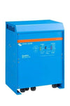 Left-angled perspective view of the Victron Quattro 24V 5000VA showing side ventilation