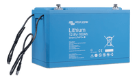 Perspective view of Victron Smart LiFePO4 battery highlighting the side mounting handle slot