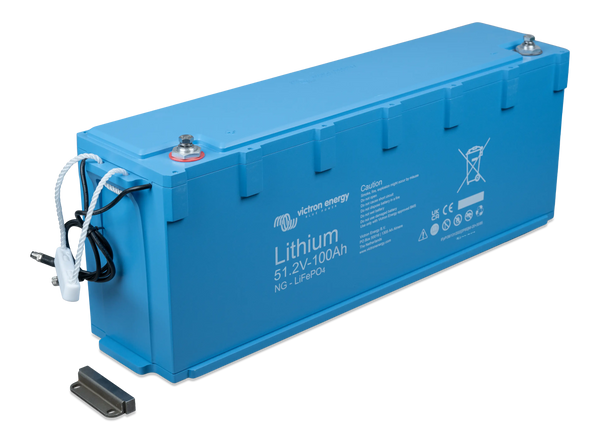 Smart NG lithium battery with an optional steel mounting bracket accessory shown separately